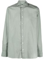 Lardini chemise en coton à manches longues - Vert - thumbnail