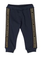 Balmain Kids pantalon de jogging à logo imprimé - Bleu - thumbnail