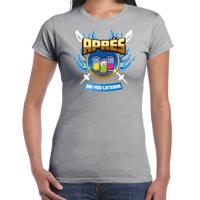 Apres ski t-shirt voor dames - apres ski you later - grijs - wintersport - thumbnail