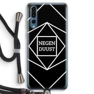 Negenduust geometrisch: Huawei P20 Pro Transparant Hoesje met koord
