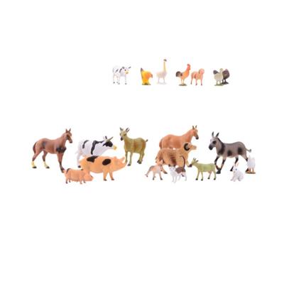 Johntoy Boerderij speelfiguren - 40x - dieren set - kunststof