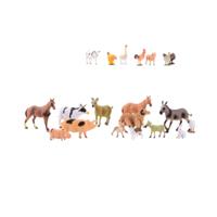 Johntoy Boerderij speelfiguren - 40x - dieren set - kunststof