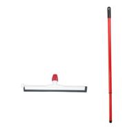 Betra Douchetrekker/vloertrekker - kunststof - wit - natuur rubber - B45 cm - Uitschuif steel