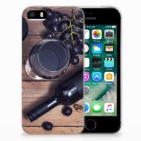 Apple iPhone SE | 5S | Siliconen Case | Wijn