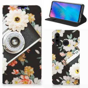 Huawei P30 Lite New Edition Stand Case Vintage Camera