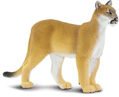 Safari speelgoed floridapanter junior 22,4 cm geel/wit Safari speelgoed floridapanter junior 22,4 cm geel/wit