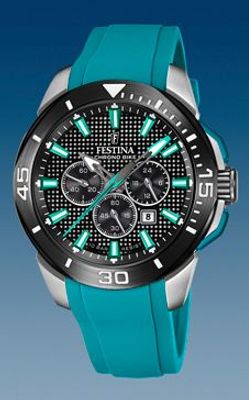 Horlogeband Festina F20642/3 Rubber Groen