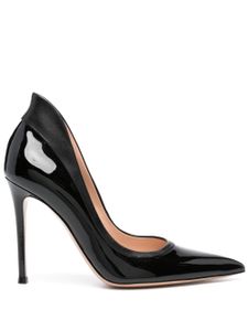 Gianvito Rossi escarpins Tuxedo 100mm en cuir - Noir