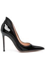 Gianvito Rossi escarpins Tuxedo 100mm en cuir - Noir