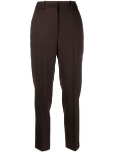 Incotex pantalon de tailleur à taille haute - Marron