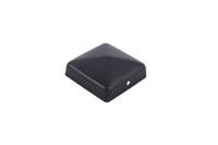 Waelbers Paalornament piramide 71x71mm zwart