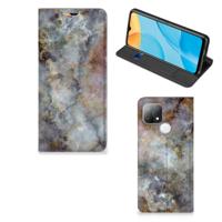 OPPO A15 | Standcase | Marmer Grijs