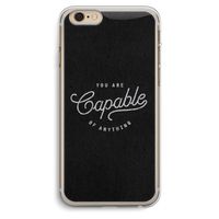 Capable: iPhone 6 Plus / 6S Plus Transparant Hoesje