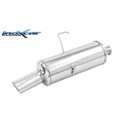 InoxCar uitlaat passend voor Peugeot 106 1.1 60pk 1996-2000 1x90mm Rally IXPE1060490RA