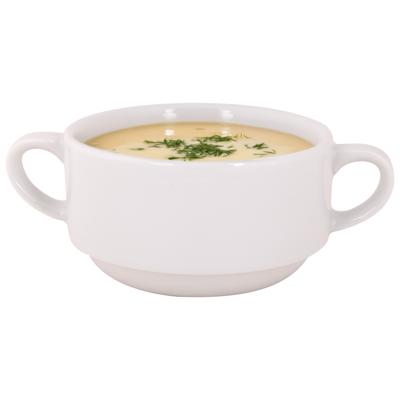 Soepkommen Essential - wit - D11 x 6 cm - porselein - schaaltjes met oren
