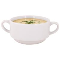 Soepkommen Essential - wit - D11 x 6 cm - porselein - schaaltjes met oren