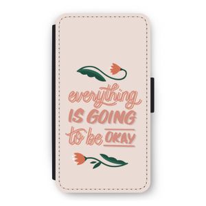 Optimistic flower girl: iPhone 11 Pro Flip Hoesje