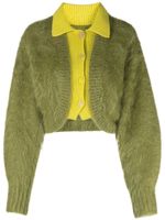 JNBY cardigan à design superposé - Vert - thumbnail