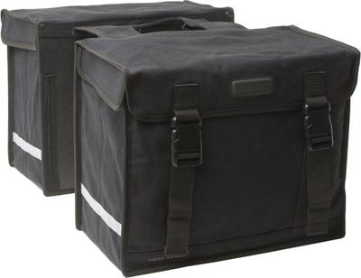 Newlooxs New looxs dubbele fietstas deluxe - zwart, 46l, waterdicht