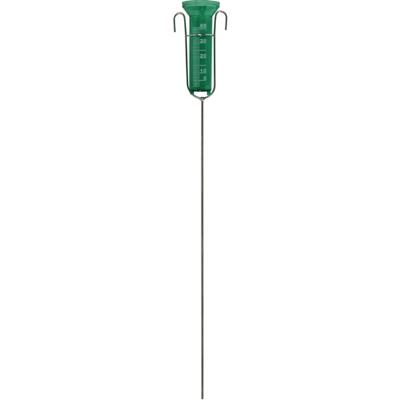 Regenmeter - groen - 40 ml - met steel 95 cm - regenmeters
