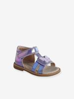 Baby sandalen met krassen paars Baby sandalen met krassen paars
