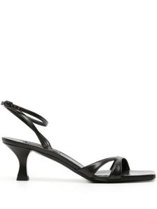 Casadei sandales Geraldine 50 mm en cuir - Noir