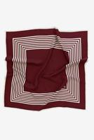 Lescarf shawl 1001WR No. 13 Wine Red & Cream / 65cm Lescarf shawl 1001WR No. 13 Wine Red & Cream / 65cm