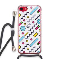 8-bit N°8: iPhone SE 2020 Transparant Hoesje met koord