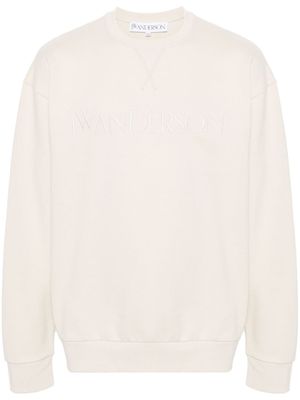 JW Anderson sweat en coton à logo brodé - Tons neutres