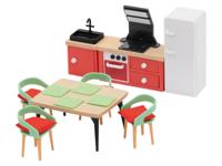 lupilu Poppenhuis meubelset of poppen (Keuken)