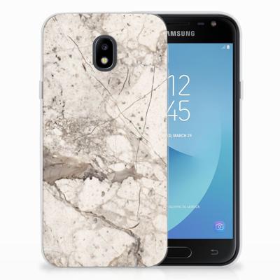Samsung Galaxy J3 2017 | TPU | Siliconen hoesje | Marmer Beige