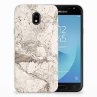 Samsung Galaxy J3 2017 | TPU | Siliconen hoesje | Marmer Beige