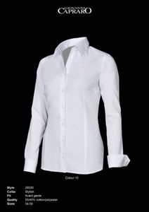 Giovanni Capraro 29320-10 Dames Blouse - Wit