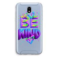 Be Kind: Samsung Galaxy J5 (2017) Transparant Hoesje