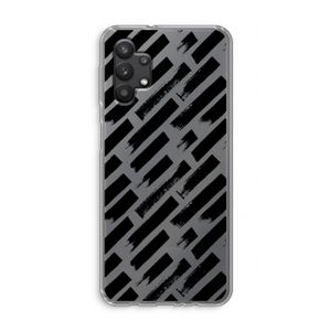 Zwarte vegen: Samsung Galaxy A32 5G Transparant Hoesje