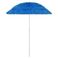 VidaXL Strandparasol Hawaï 180 cm blauw