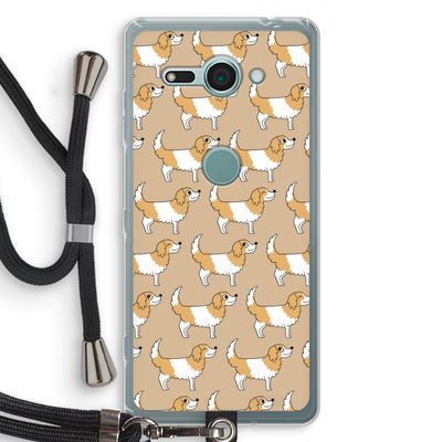 Doggy: Sony Xperia XZ2 Compact Transparant Hoesje met koord