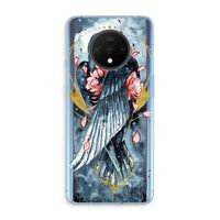 Golden Raven: OnePlus 7T Transparant Hoesje