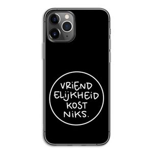 Vriendelijkheid: iPhone 11 Pro Transparant Hoesje