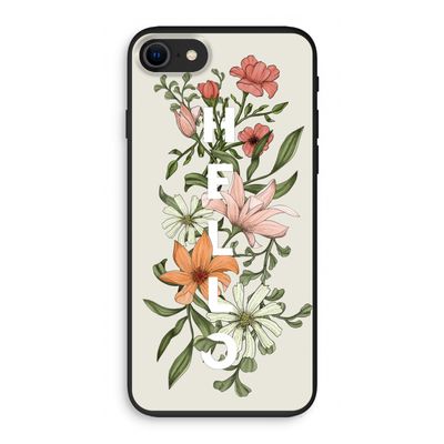 Hello bloemen: iPhone SE 2020 Biologisch afbreekbaar hoesje