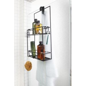 Umbra Cubiko douche etagere 61x31x11cm Staal Zwart 023461-040