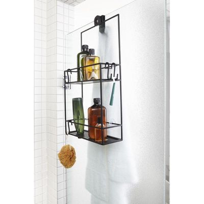 Umbra Cubiko douche etagere 61x31x11cm Staal Zwart 023461-040