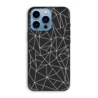 Geometrische lijnen wit: iPhone 13 Pro Max Biologisch afbreekbaar hoesje