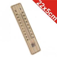 Thermometer Hout 22x5x0,8cm