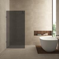 Inloopdouche Wiesbaden Less 100x200 cm 8 mm Nano Rookglas Gunmetal