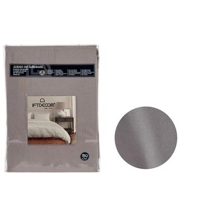 Beddengoedset Donker grijs Bed van 150 3 Onderdelen