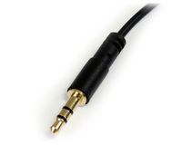 StarTech.com 30cm 3,5mm Slank naar Haaks Stereo Audiokabel M/M - thumbnail