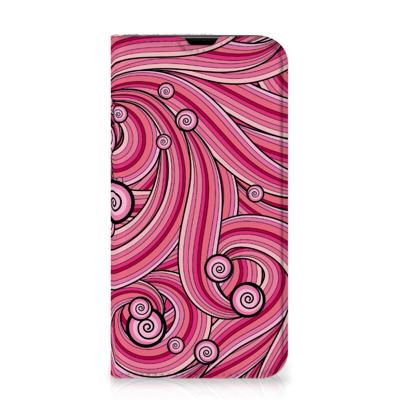 iPhone 13 Pro | Bookcase | Swirl Pink
