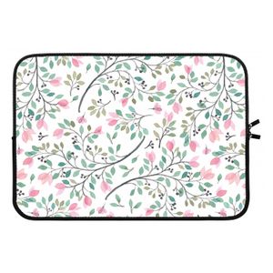 Sierlijke bloemen: Laptop sleeve 13 inch