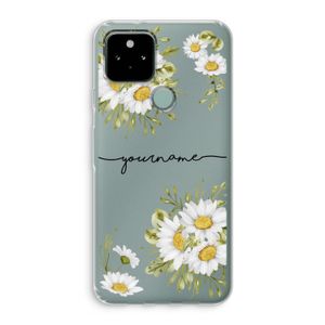 Daisies: Google Pixel 5 Transparant Hoesje